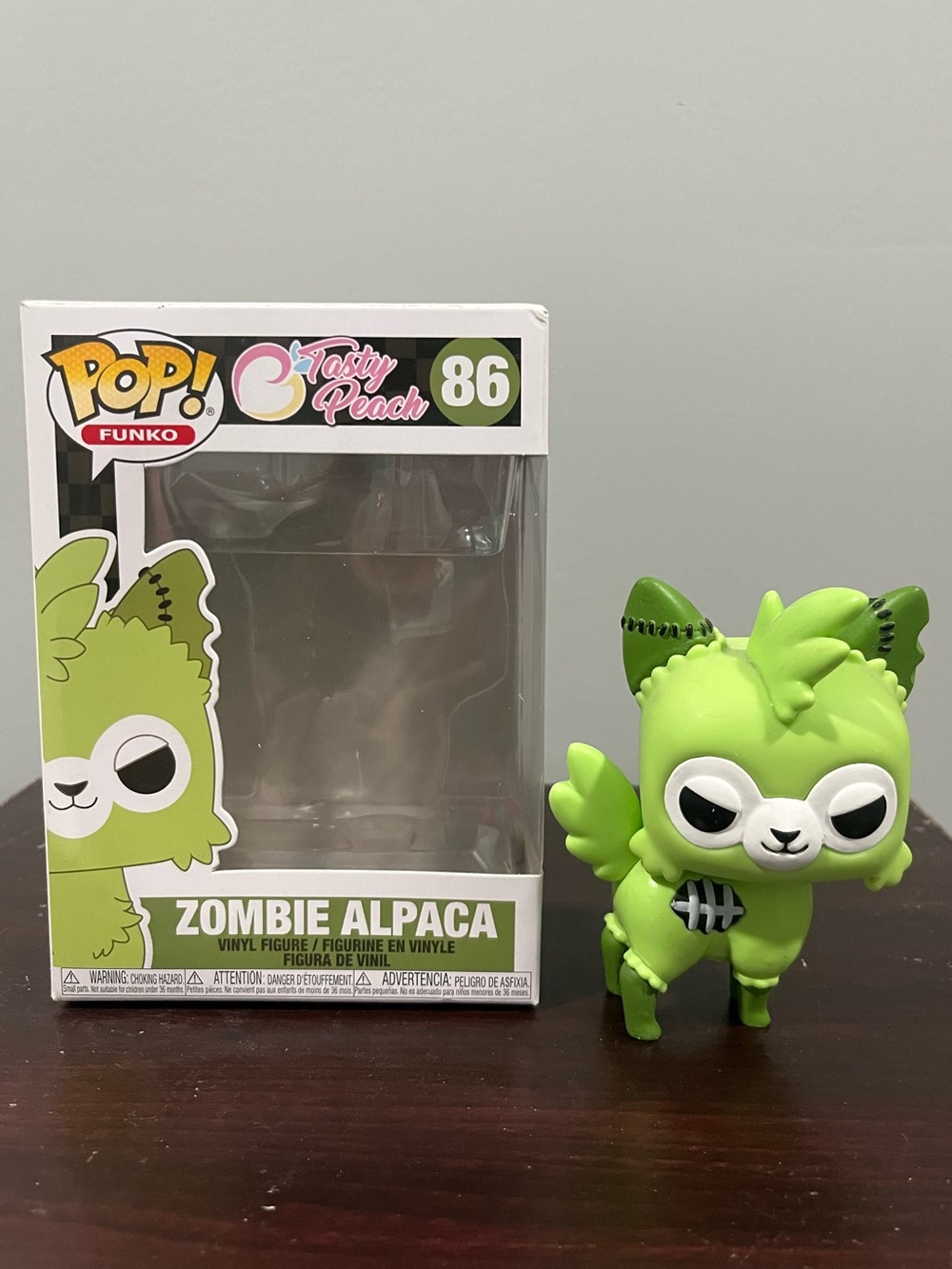 Funko Tasty Peach Zombie Alpaca Green Vinyl Figure (Series #86)